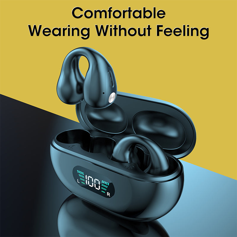 Ear Clip Bone Conduction TWS Headphones