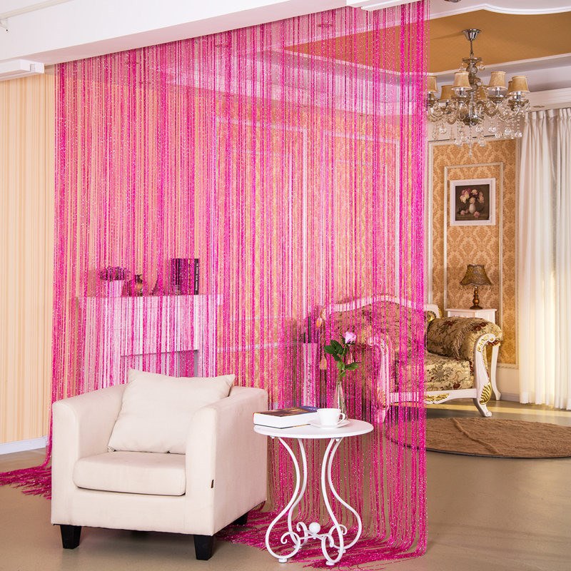Silver Thread Door & Window Curtain