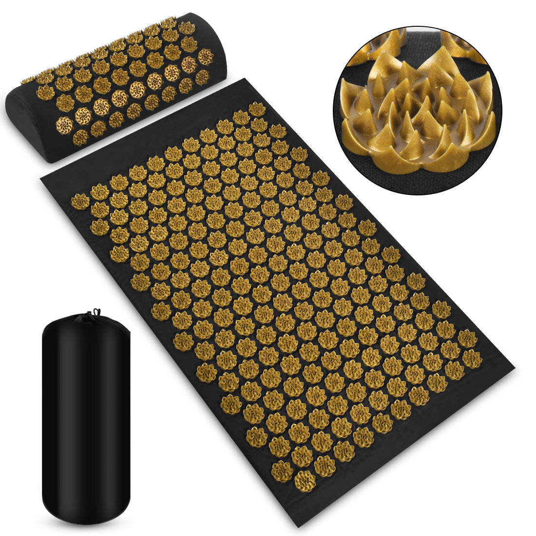 Acupressure Massage Mat & Pillow Set