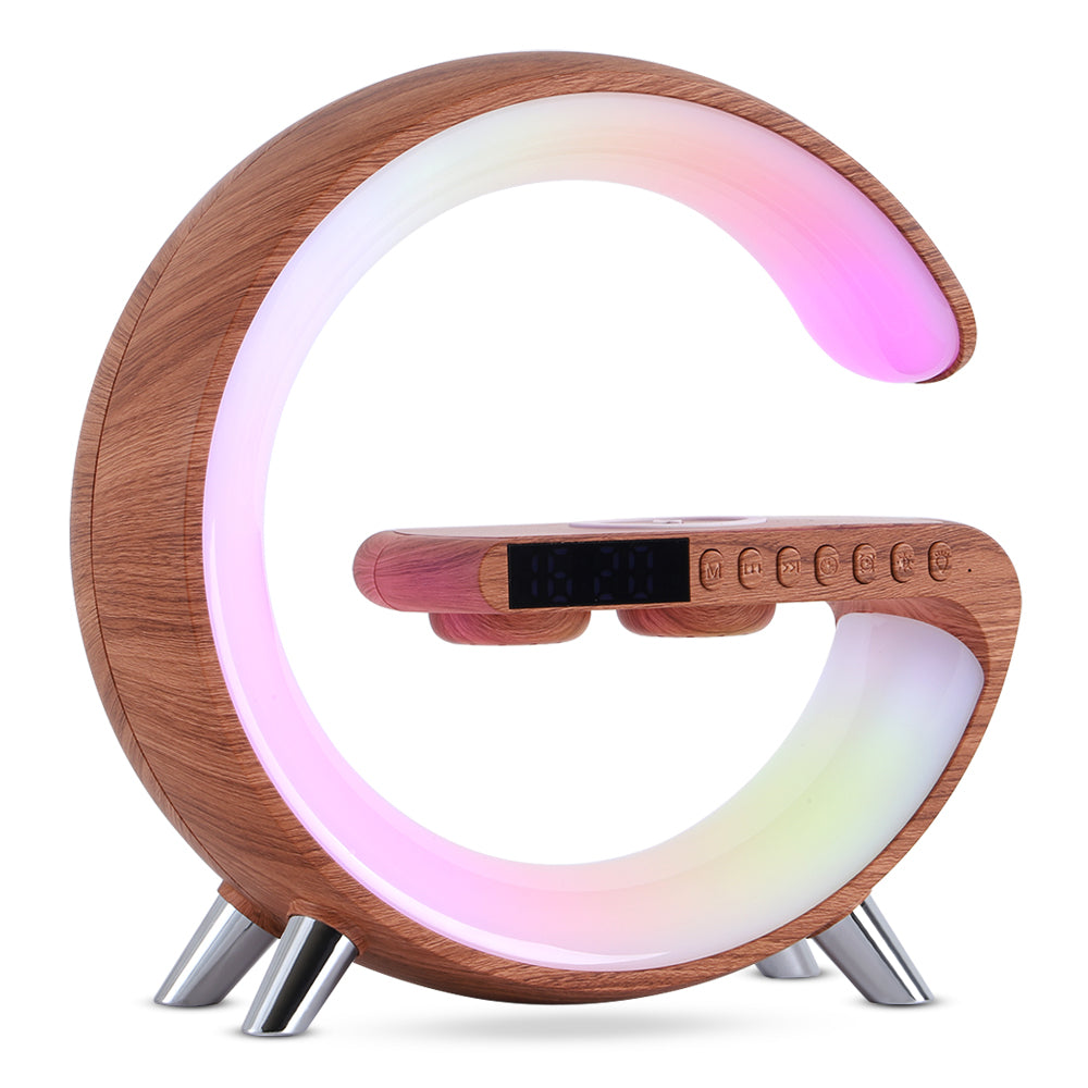 G-Shaped Smart LED Lamp with Bluetooth Speaker