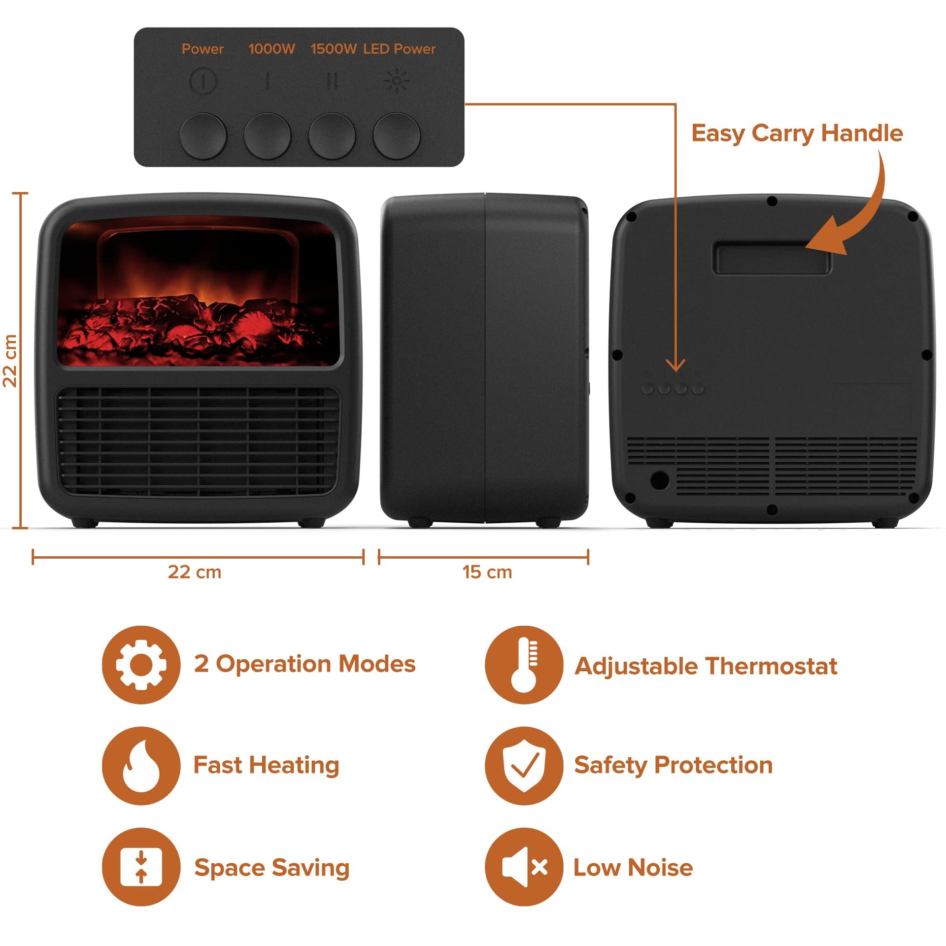 Electric Space Heater For Indoor Use
