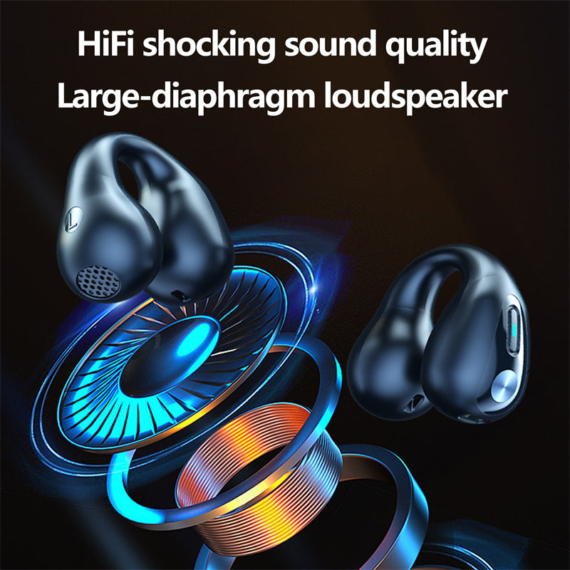 Ear Clip Bone Conduction TWS Headphones