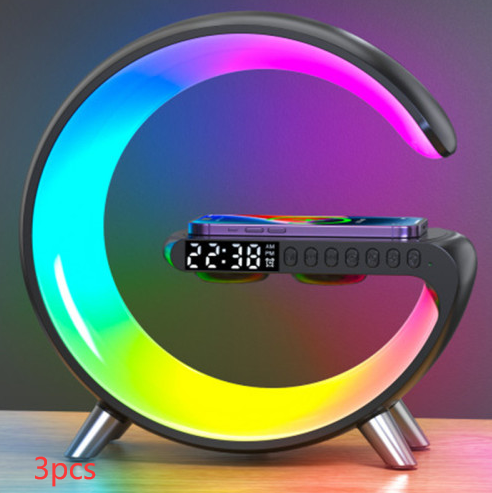 G-Shaped Smart LED Lamp with Bluetooth Speaker