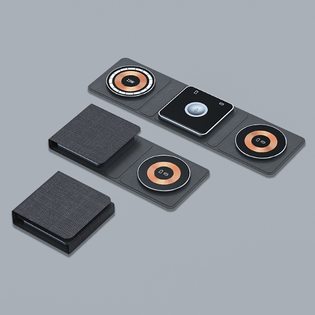 3-in-1 Magnetic Folding Wireless Charger Station
