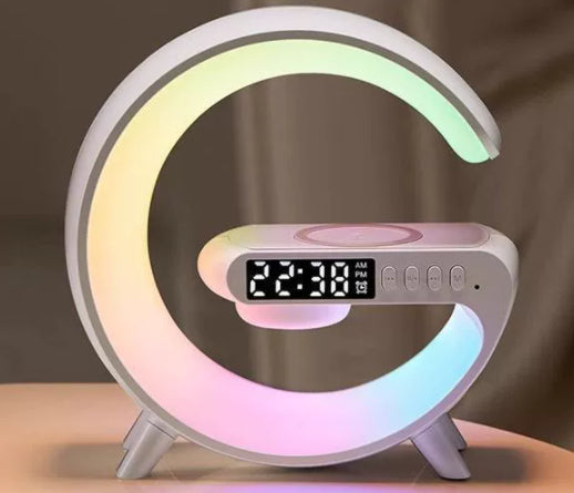 G-Shaped Smart LED Lamp with Bluetooth Speaker