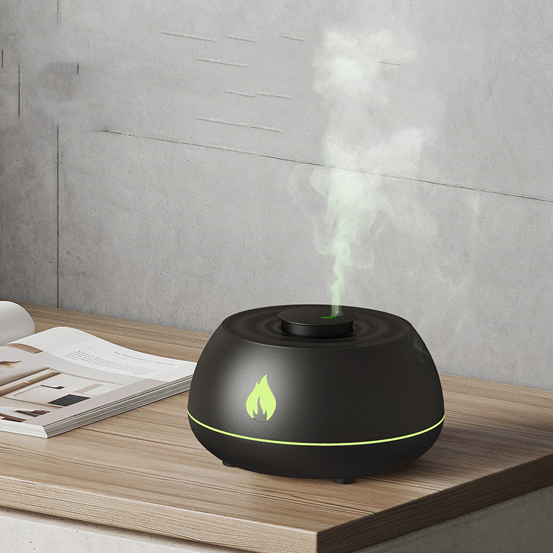 130ML USB Flame Aromatherapy Air Humidifier